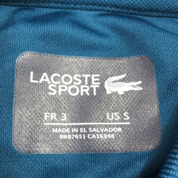 Lacoste Short Sleeve Ribbed Collar Polo Shirt - Picture 4 of 7